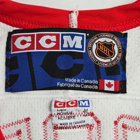 Vintage CCM Sergei Fedorov Detroit Red Wings Officially Licensed Sewn Jersey MED - Picture 8 of 10